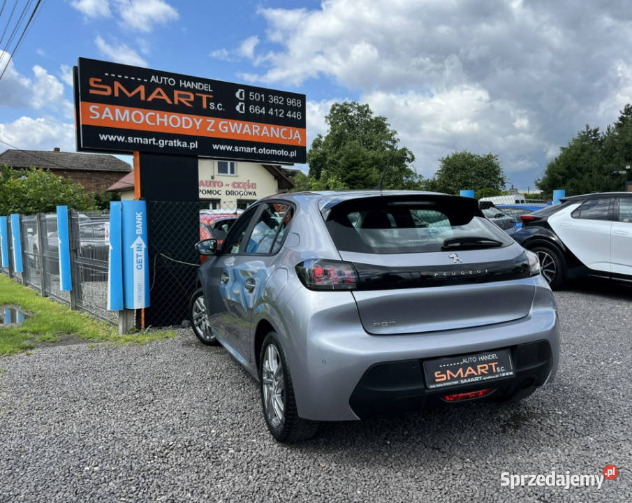 Peugeot 208 Salon Bezwypadek Serwisowany FV 23 wspomaganie kierownicy Rydułtowy