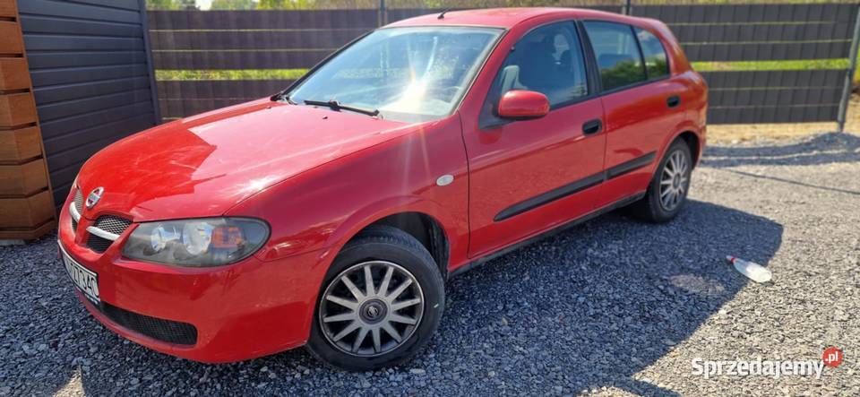NISSAN ALMERA N16 15 BENZYNA 2006 R małopolskie Tarnów