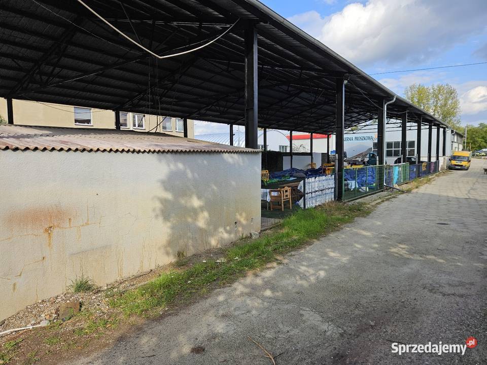1400m2 Hala wiata grunt dzialka plac lubuskie