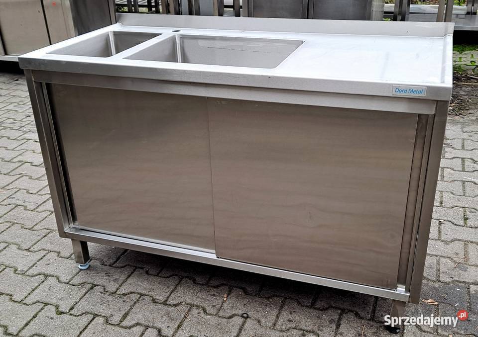 Zlew 2 Komorowy z Szafką Drzwi Suwane 1306085 Nowe Skalmierzyce