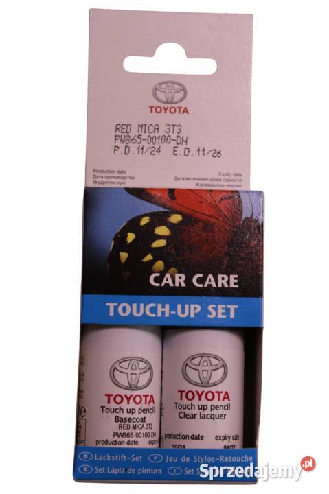 TOYOTA Lakier zaprawka 3T3 Red Mica PW86500100DH Kąty Wrocławskie