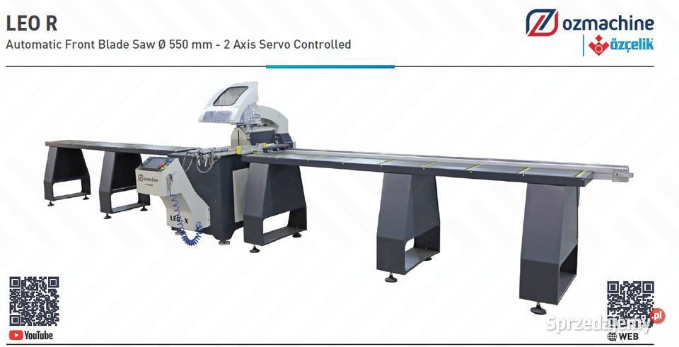 Piła jednogłowicowa automatyczna LEO R tarcza