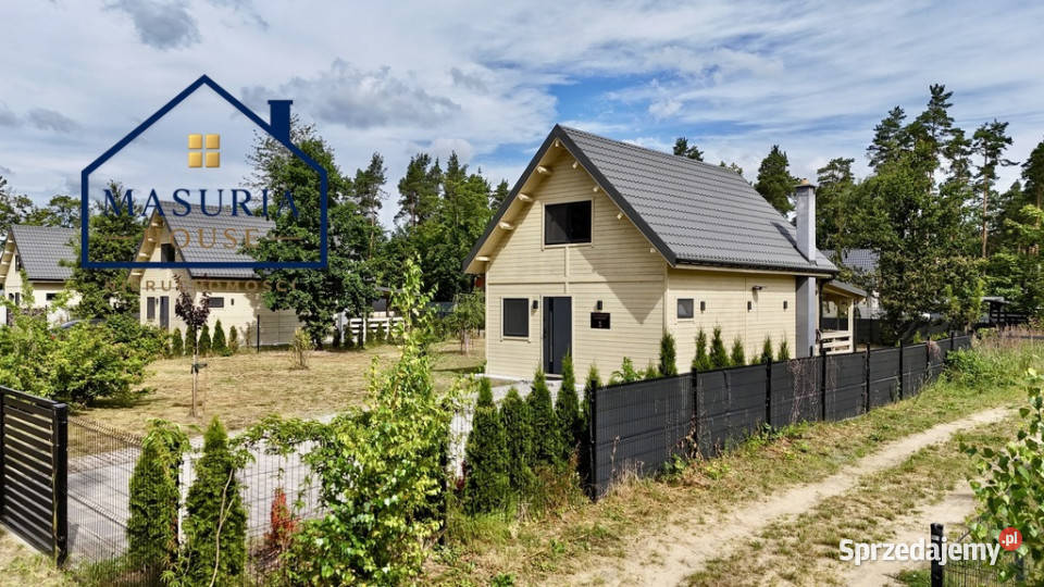 Dom rekreacyjny jeziorem z własną sauną warmińsko-mazurskie Siemiany sprzedam