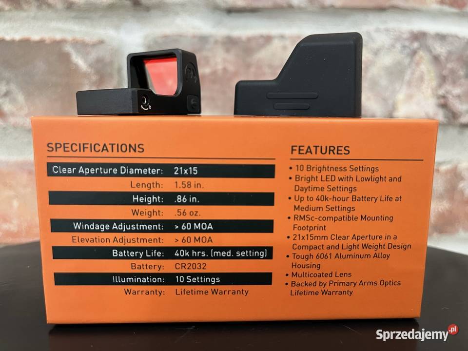 Kolimator Primary Arms Classic 21 mm Micro Tarnowskie Góry sprzedam