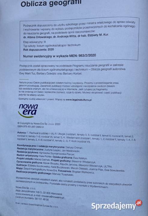 Podręczniki do szkoły średniej 1 i 2 klasy Podręczniki Płock