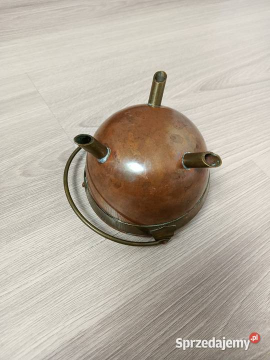 Mały miedziany kociołek ozdobny 10 Kraków