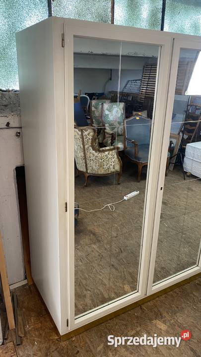 Biała szafa pięciodrzwiowa z lustrami zachodniopomorskie Gryfice sprzedam
