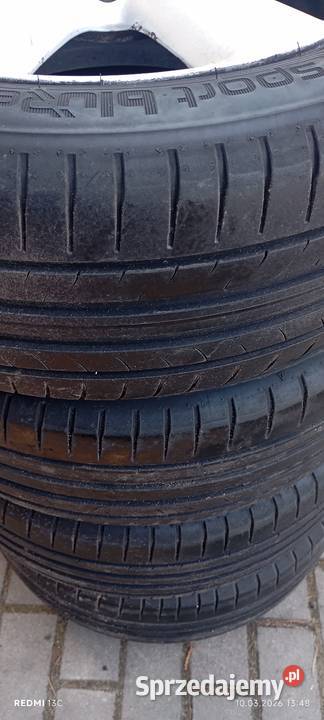 4 alufelgi Ford Komplet 4 opon letnich Dunlop Średnica 16" Samochodowe Wałdowo Szlacheckie