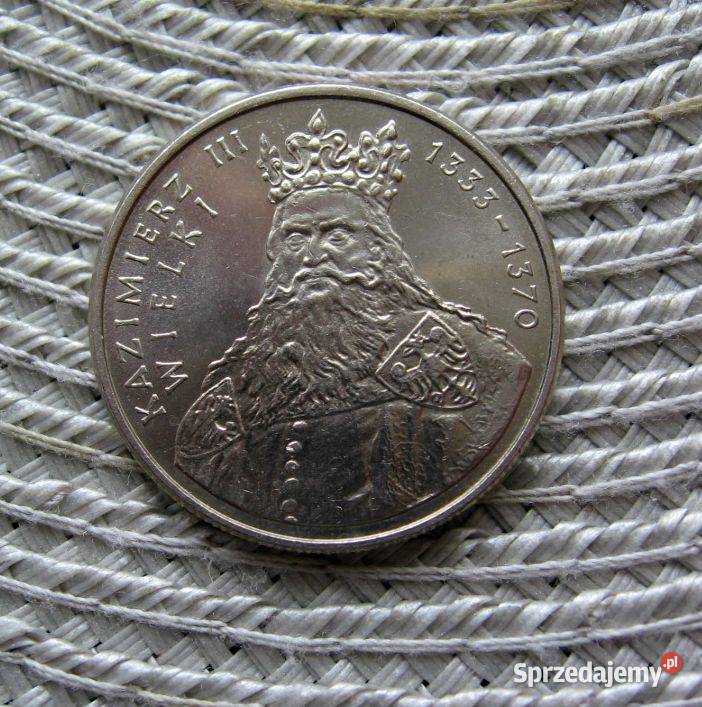 Polska 100 1987r Kazimierz III Wielki Ładna wielkopolskie