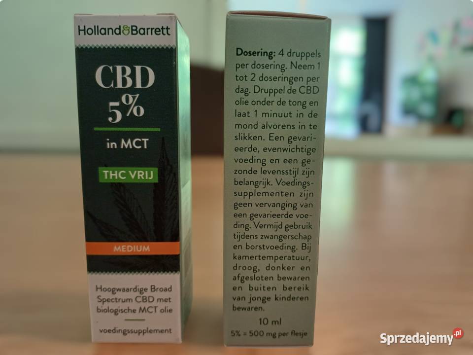 Olejek CBD Holland Barrett 5 10ml Oryginalny łódzkie Łódź