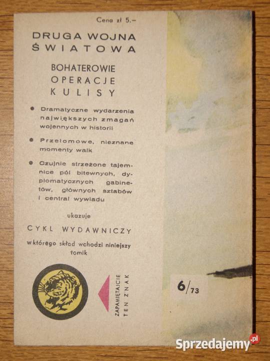 Żółty Tygrys Atferro łączy kontynenty 673 miękka Kultura i Rozrywka Parczew sprzedam