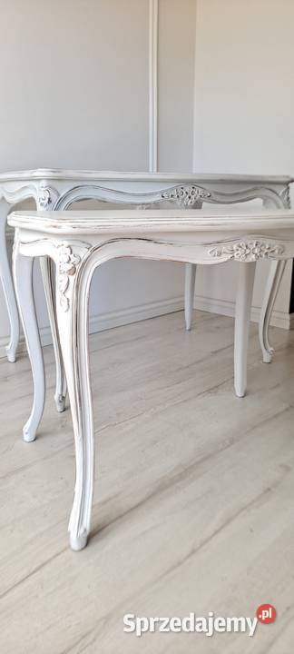 Stylowa ława stolik kawowy Shabby Chic Ludwik Szczecin sprzedam