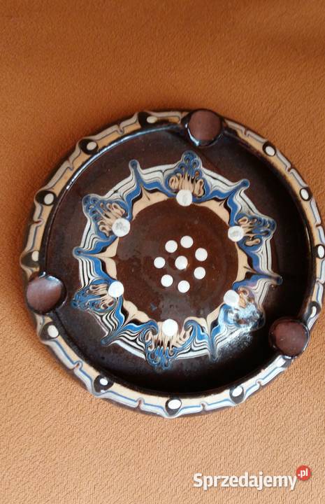 Popielniczka ceramiczna bułgarska średnica 135 łódzkie Łódź
