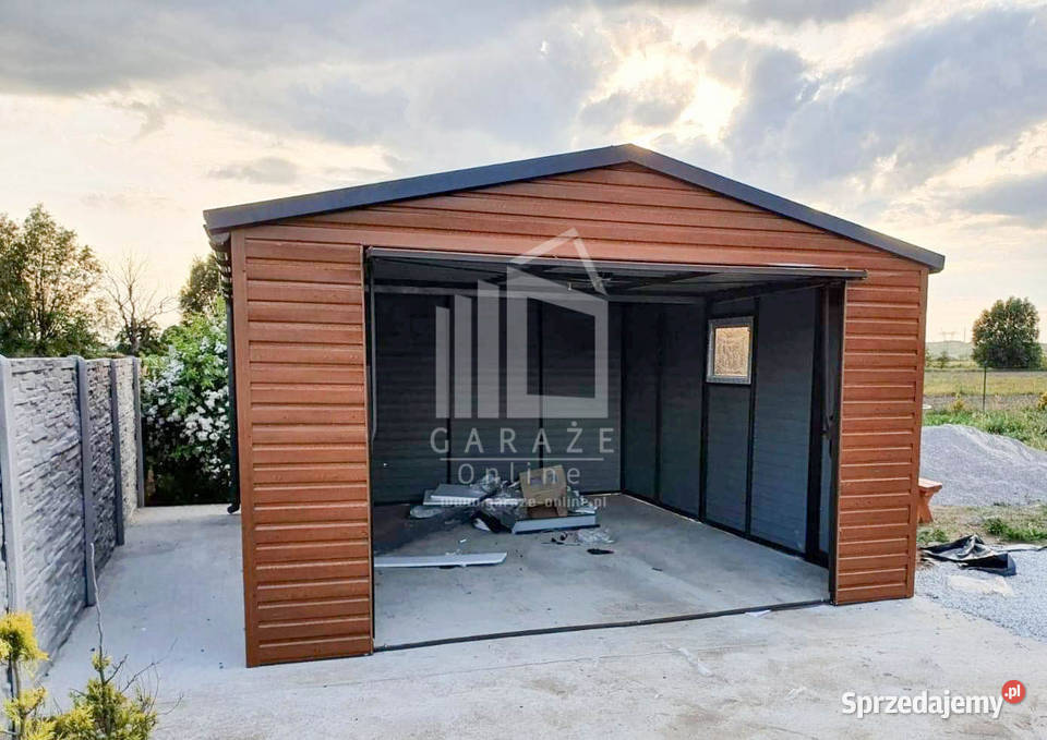 GARAŻ BLASZANY 4m x 5m blachodachówka Tarnów sprzedam