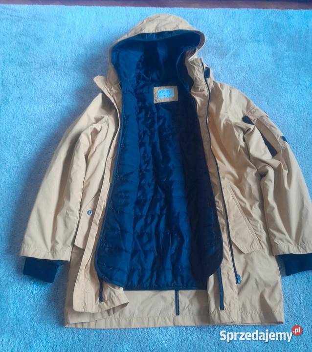 Żółta ciepła kurtka Kurtki i płaszcze małopolskie Balice sprzedam