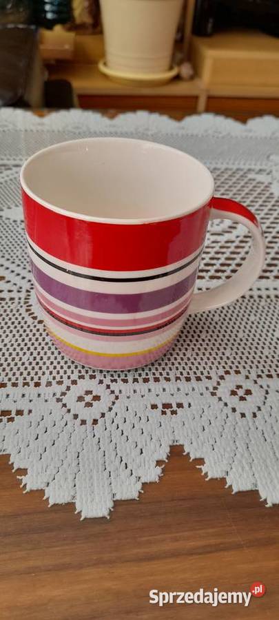 Duże kubki z łyżeczkami wielokolorowy Warszawa