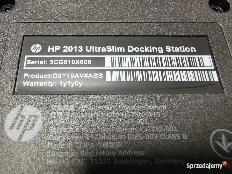 Stacja dokująca HP UltraSlim D9Y19AVABB do sprzedam