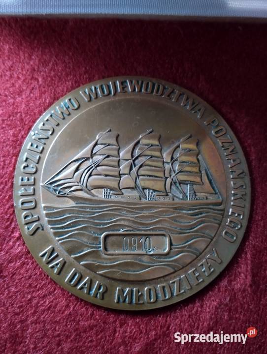 Medal Cegiełka na budowę Żaglowca Dar Młodzieży Poznań sprzedam