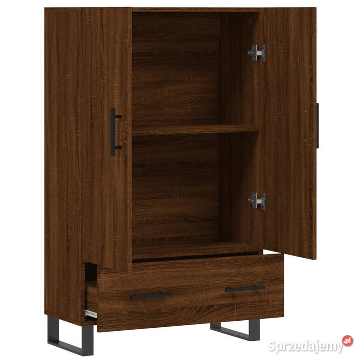 Wysoka szafka brązowy dąb 695x31x115 WM828267 Warszawa
