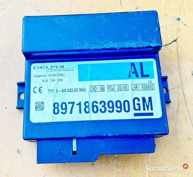 OPEL FRONTERA B MODUŁ 8971863990 Układ elektryczny, zapłon mazowieckie Radom
