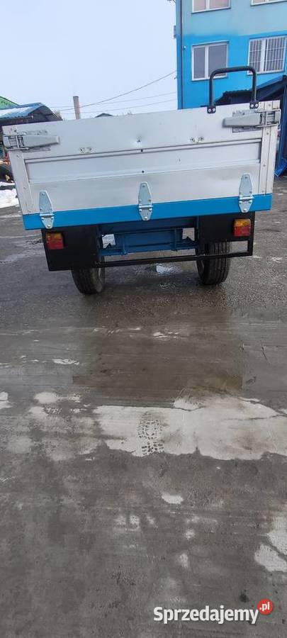 Przyczepa do mini traktorka z wywrotem kiper świętokrzyskie Nowy Korczyn