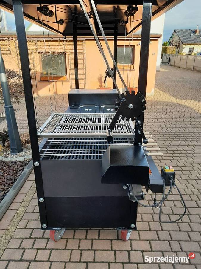 Gastronomiczny grill cateringowy gazowy węglowy Damasławek