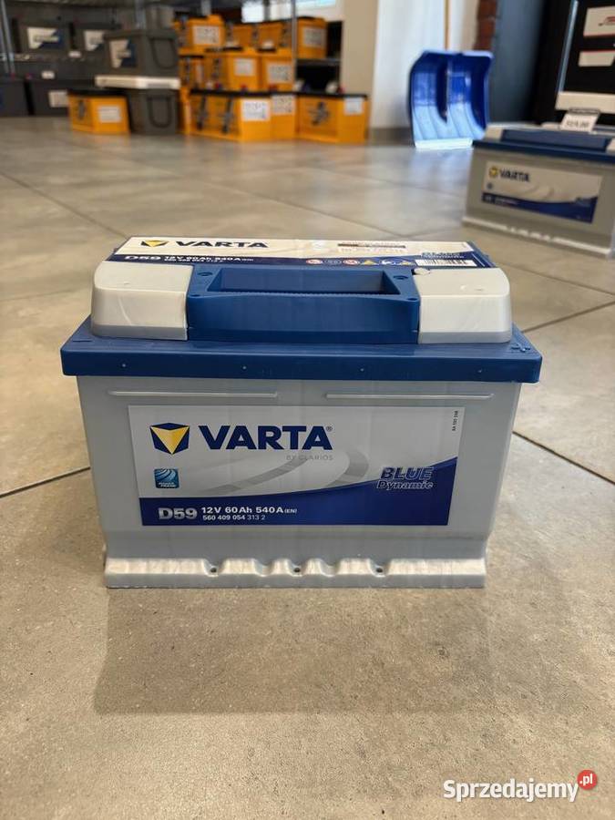 Akumulator VARTA Blue Dynamic D59 60Ah 540A EN Augustów sprzedam