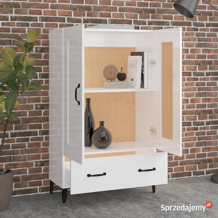 Szafka biała połysk 70x31x115 materiał mazowieckie Warszawa