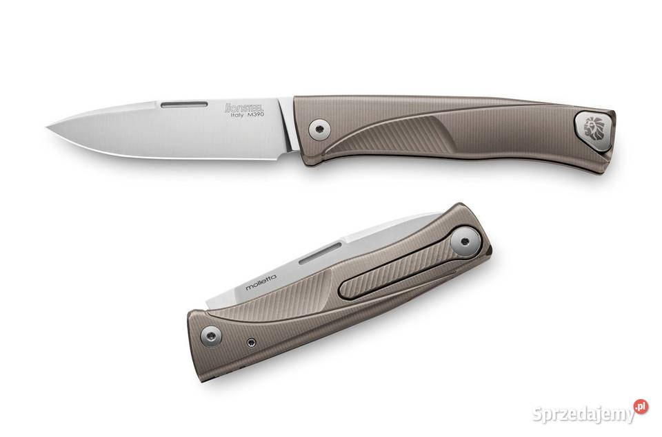 Nóż składany LionSteel Thrill Bronze Titanium Warszawa