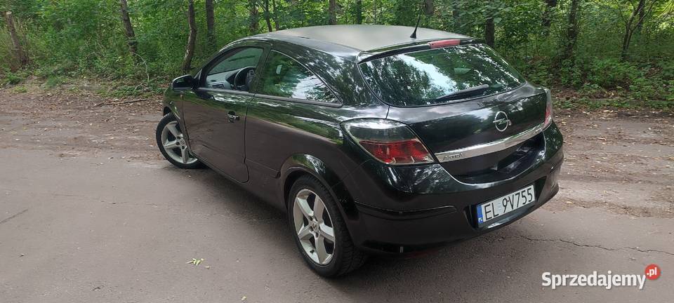 Opel Astra H GTC 16 benzyna 105 2005r Klima Łódź