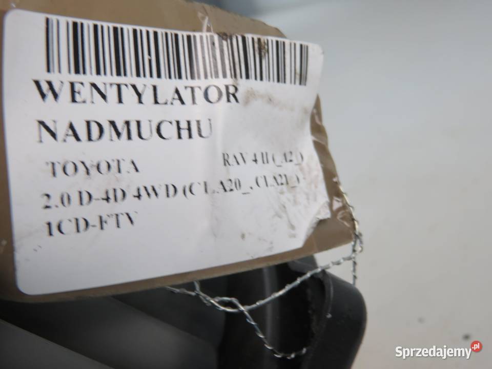 DMUCHAWA TOYOTA RAV 4 II 1940001450 osobowe