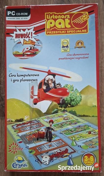 Listonosz Pat przesyłki specjalne gra planszowa Wiek od 3 Dla dzieci Zielona Góra