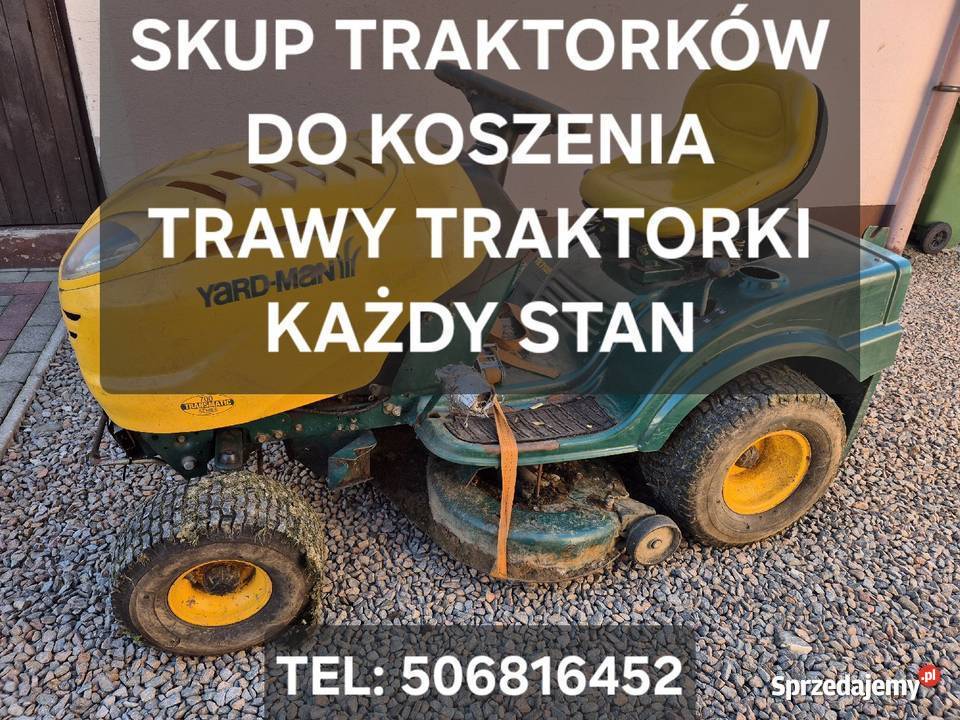 SKUP TRAKTORKÓW DO KOSZENIA TRAWY TRAKTOREK