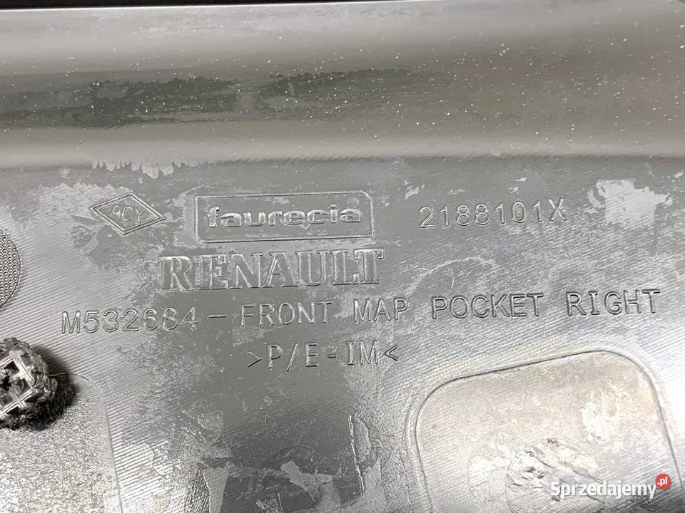 BOCZEK DRZWI PRAWY PRZÓD RENAULT CLIO V