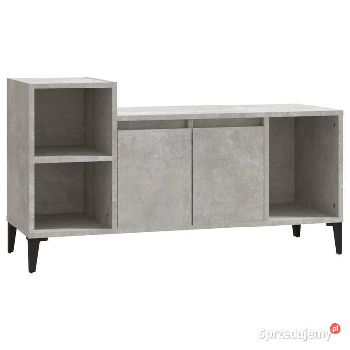 Szafka pod TV szarość betonu 100x35x55 WM821184 mazowieckie Warszawa