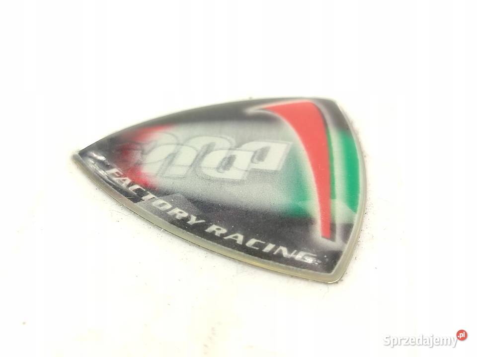 EMBLEMAT DUCATI FACTORY RACING P10MILD 37x35 mm