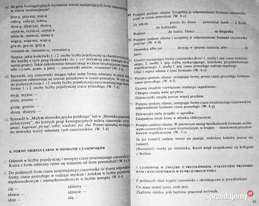 Język polski 7 Gramatyka i ortografia Krzystzof Chełm sprzedam