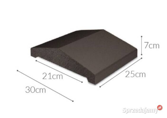 Daszek Betonowy Dwuspadowy Mały Łupany Kolor Wielogóra