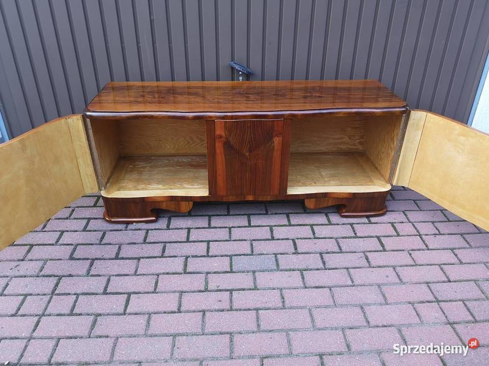 Komoda ARTDECO Orzech Niska Stara Antyk Politura wielkopolskie