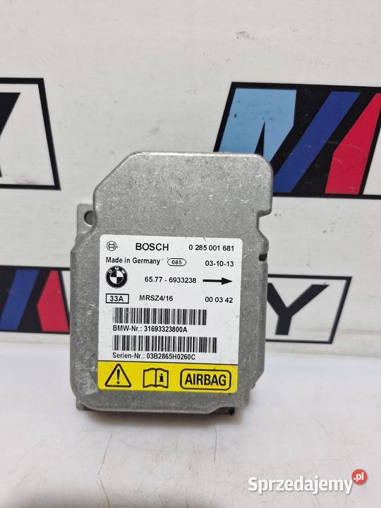 BMW E46 MODUŁ STEROWNIK SENSOR PODUSZEK AIRBAG