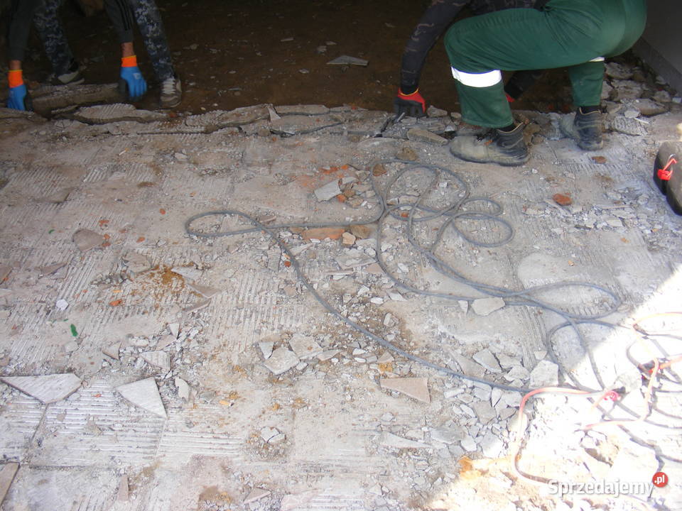 Skuwanie posadzek kucie betonu skuwanie starej Warszawa