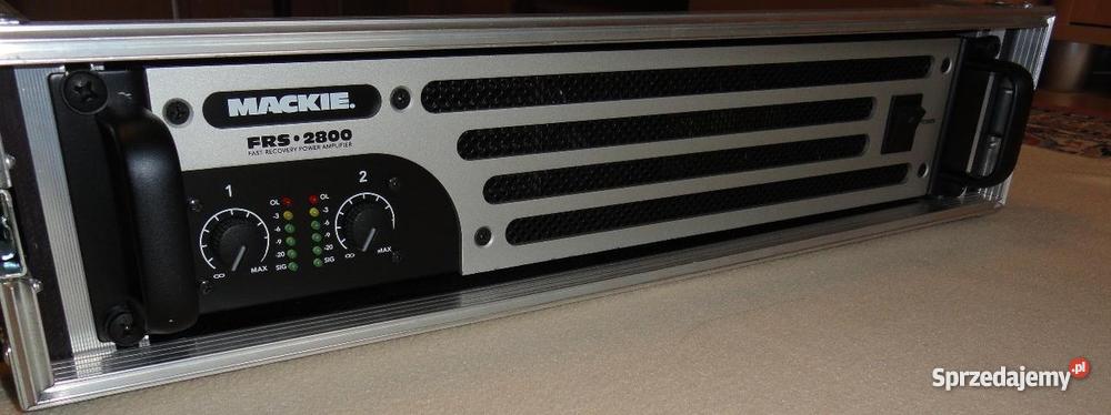 Końcówka mocy / Wzmacniacz MACKIE FRS-2800 2x500WATT / 8ohm + Case