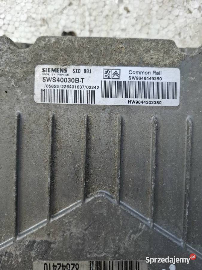 Komputer Sterownik Silnika Peugeot 307 Wisznice