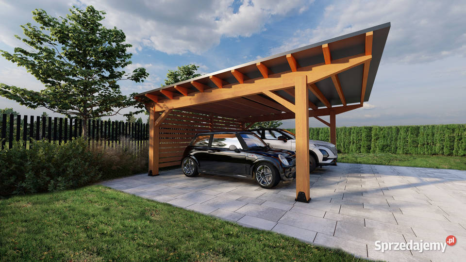 Wiata garażowa drewniana Sevilla 6M Warszawa