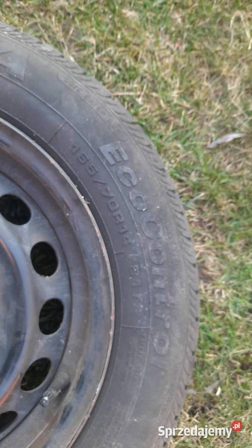 Kolo fiat punto r14 z oponą 16570 4x98 Koła Ostrowiec Świętokrzyski sprzedam