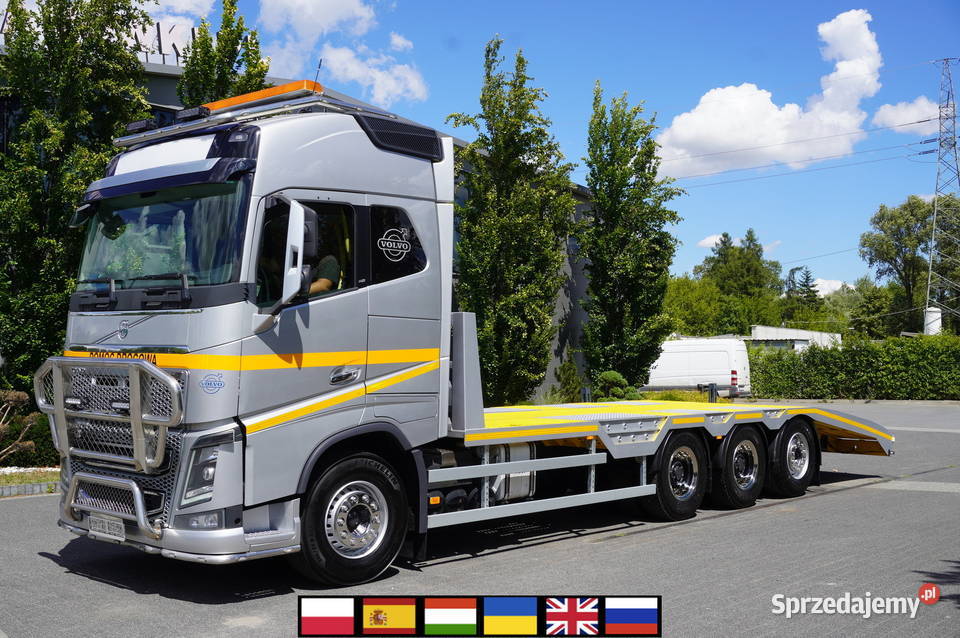 Volvo FH16 750 8x4 NOWA LAWETA 9 M Ład 26 T Oś Kraków