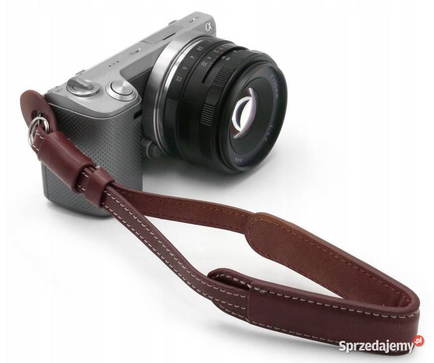 Smycz do aparatu fotograficznego skóra lanyard
