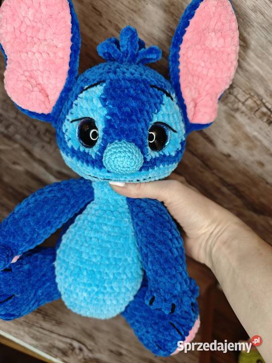 Maskotka Stitch na szydełku Szczecin sprzedam
