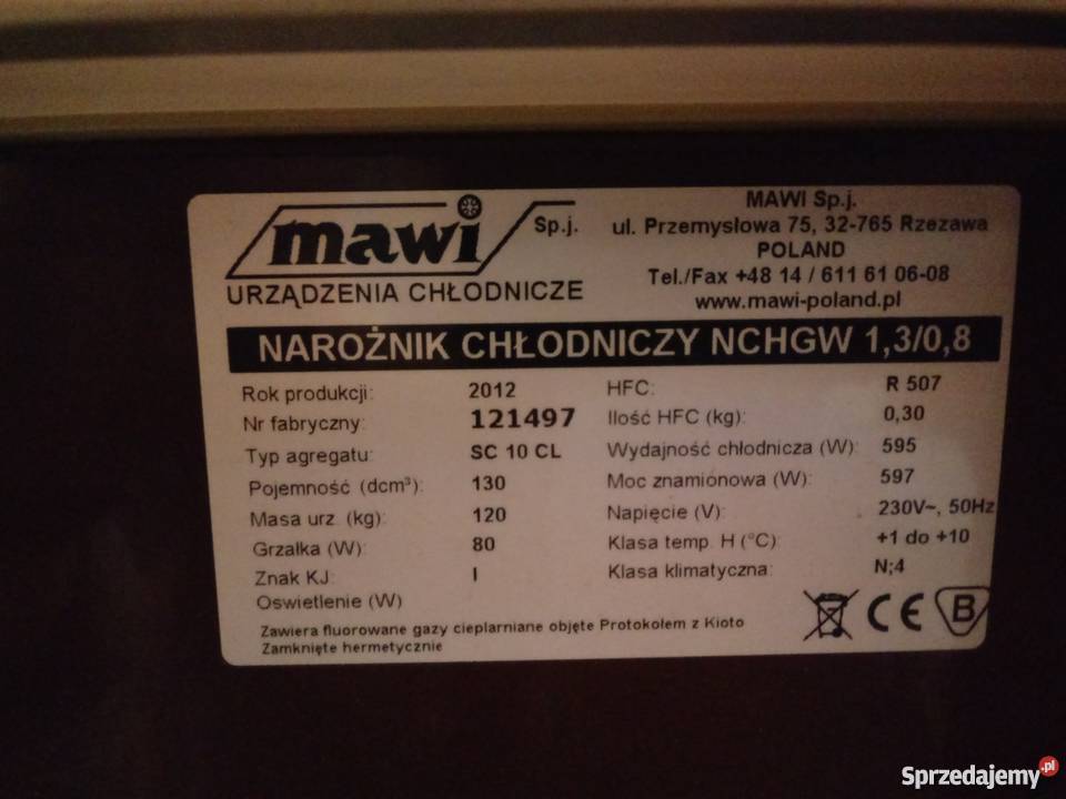 Lady chłodnicze wyposażenie sklepu Sopot