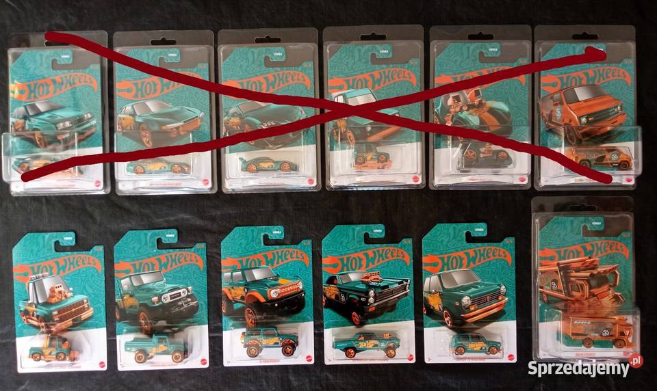 Hot Wheels Premium 4 sztuki Toyota SupraAcuraVan Metal